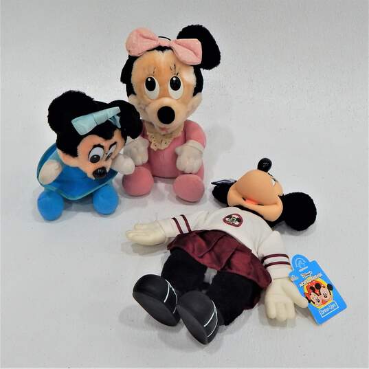 Vintage Disney Mickey & Minnie Mouse Plush Lot image number 1
