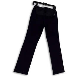 NWT Womens Blue Dark Wash Pockets Denim Bootcut Jeans Size 4 Maternity