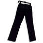 NWT Womens Blue Dark Wash Pockets Denim Bootcut Jeans Size 4 Maternity image number 1