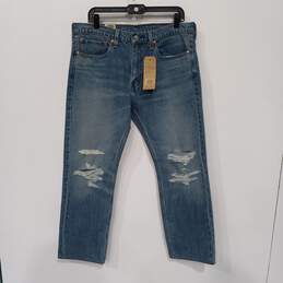 Levi's Men's 513 Blue Slim Straight Jeans Size 34 x 30 NWT