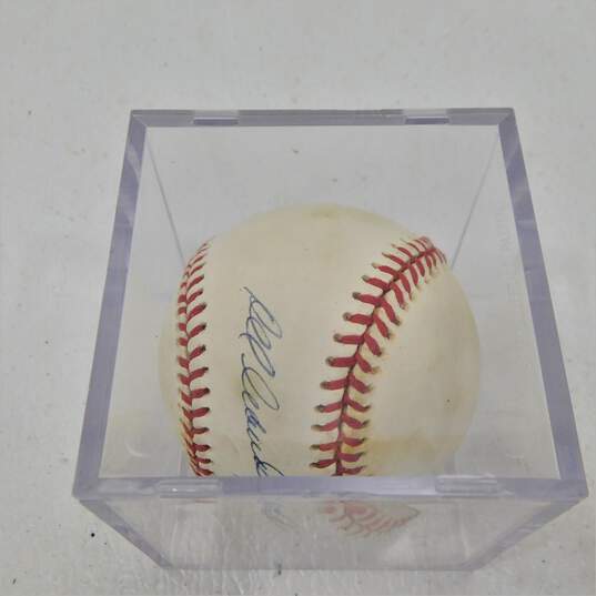 Del Crandall Signed Baseball Milwaukee Braves 11X All Star Brawlers Manager image number 5