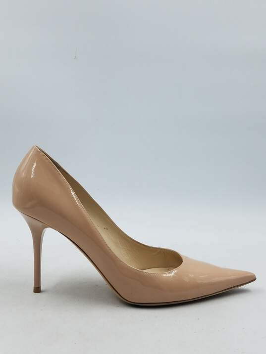 Authentic Jimmy Choo Nude Patent Pumps W 9 image number 1