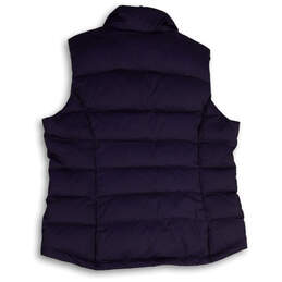NWT Womens Blue Welt Pocket Sleeveless Full-Zip Puffer Vest Size X-Large alternative image