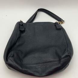 Womens Black Harper Pebble Leather Double Handle Shoulder Bag Purse alternative image
