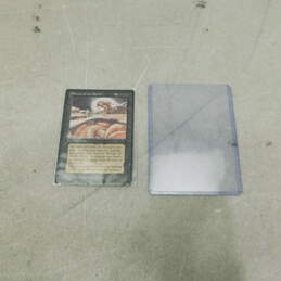 Magic The Gathering MTG Worms of The Earth The Dark Card