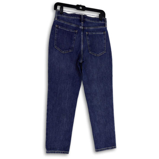 NWT Womens Blue Denim Medium Wash Pockets Skinny Leg Jeans Size 28P image number 2