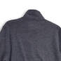 Mens Blue Long Sleeve Mock Neck Quarter Zip Pullover Sweater Size L Reg image number 2