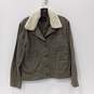 Lucky Brand Faux Sherpa Collar Jacket Women's Size S image number 1