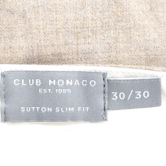Club Monaco Women Brown Wool Dress Pants Sz 30 image number 3