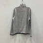 NWT Mens Gray Heather Long Sleeve 1/4 Zip Mock Neck Pullover Sweater Size M image number 2