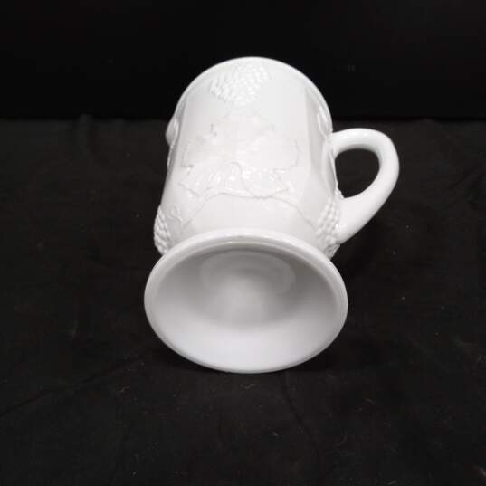 White Milk Glass PItcher image number 5