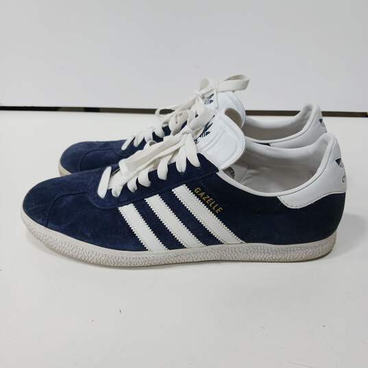 Men's Adidas Navy Suede Gazelle Sneakers Size 12 1/2 image number 3