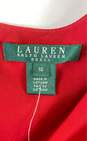 Lauren Ralph Lauren Red Pleated Midi Dress - Size 10 image number 3