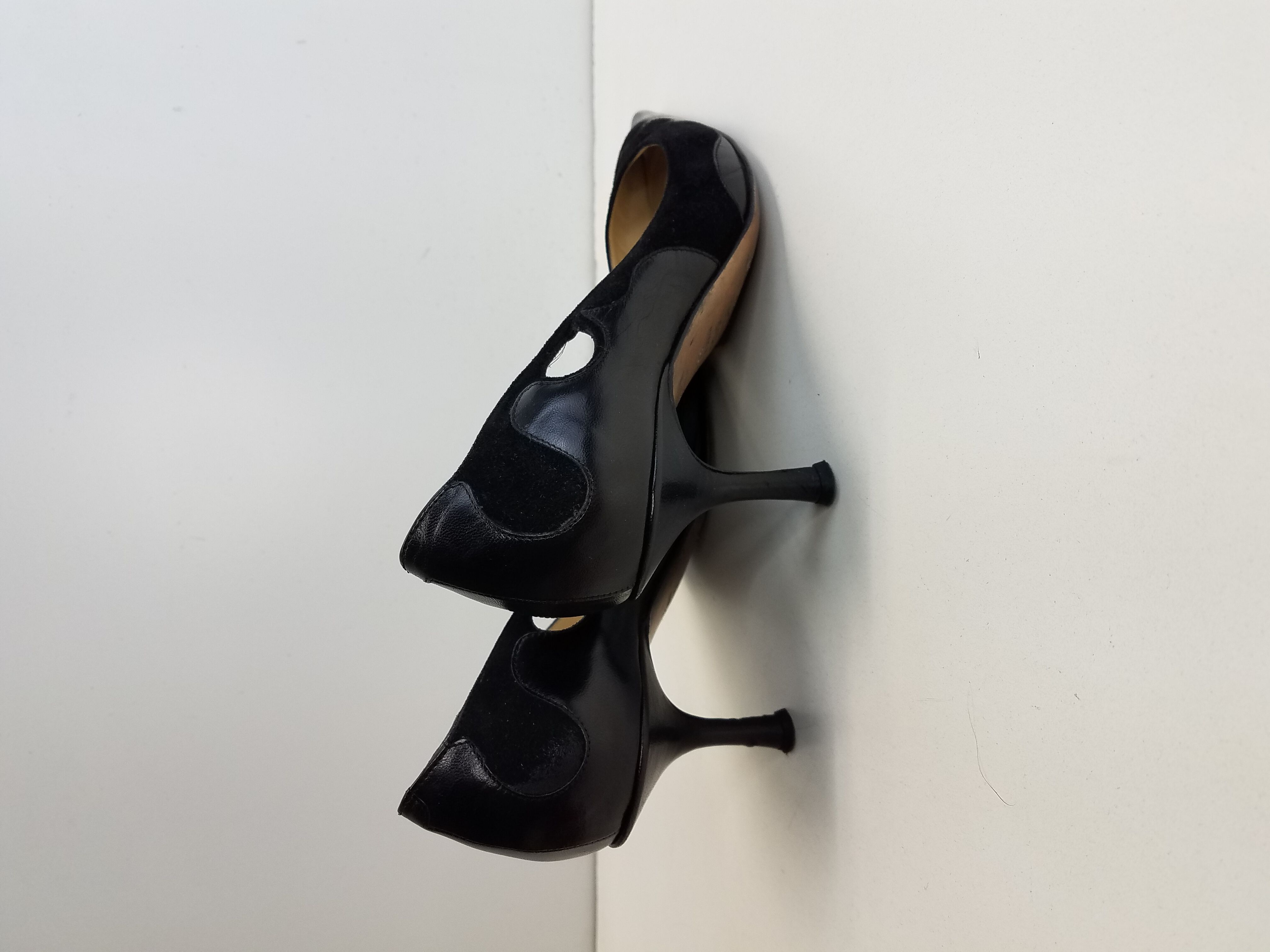 Leather heels Jimmy Choo Black size 42 EU in Leather - 39981469