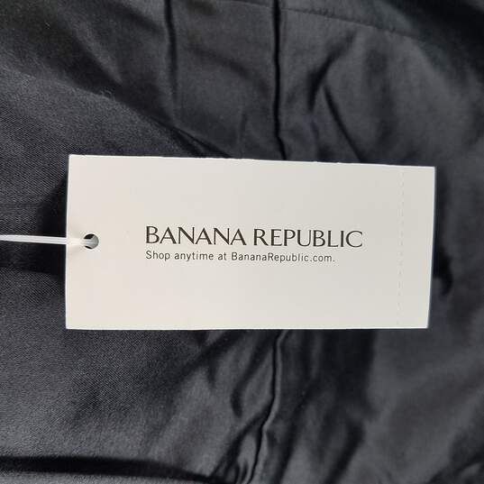 Banana Republic Women Black Silk Blend Dress 0 NWT image number 5