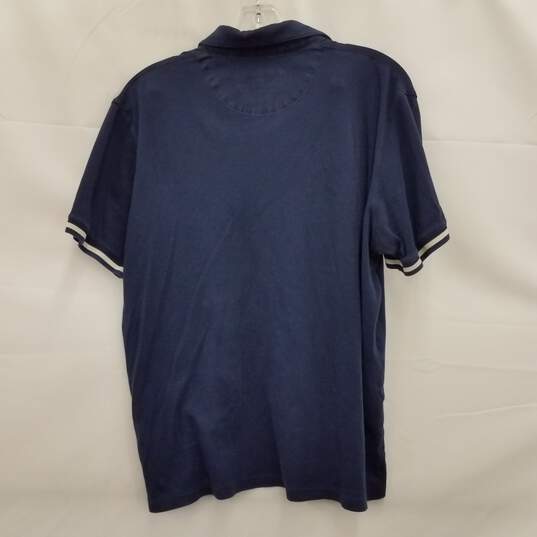 Ted Baker Navy Blue Polo Shirt Size 3 image number 2