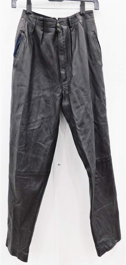 Vintage Guy Dray Paris Men's Size 40 Leather Pants image number 1