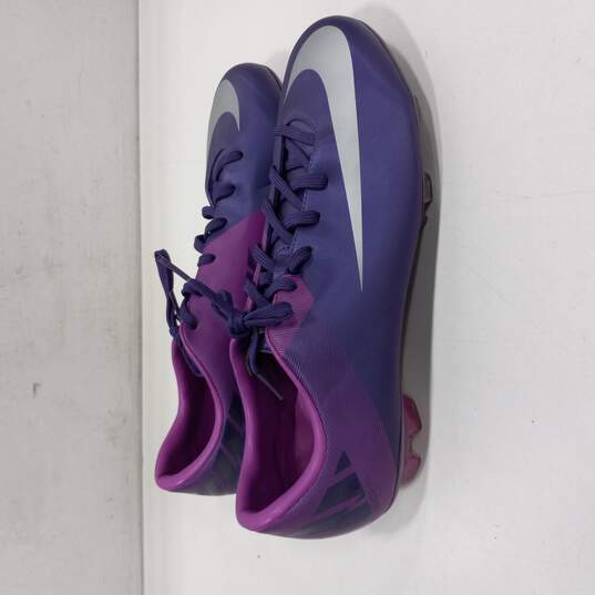 Nike Mercurial Men's Purple Football Cleats image number 4