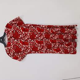 Women's Michael Kors Grenadine Short Sleeve Printed Flared Sweater Dress S alternative image