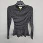H&M Sequin Long Sleeve Side Cinched Blouse image number 1