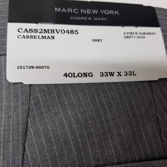 Andrew Marc NY Casselman 2 Piece Gray Suit 33WX33L image number 5