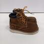 Timberland Men's Pro345 A6301 Brown Nubuck Alloy Toe Boots Size 3.5W image number 4