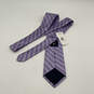 NWT Mens Purple Silk Striped Four-In-Hand Pointed Designer Neck Tie image number 2