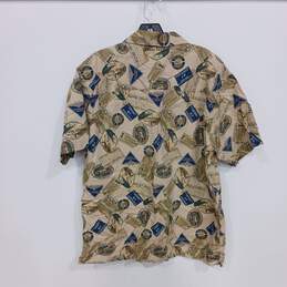 Men's Pendleton Nautical Themed Button-Down Shirt Size M alternative image