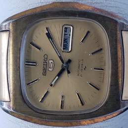 FOR PARTS OR REPAIR Vintage Seiko 7019-5000  Gold tone With Date Watch NOT RUNNING