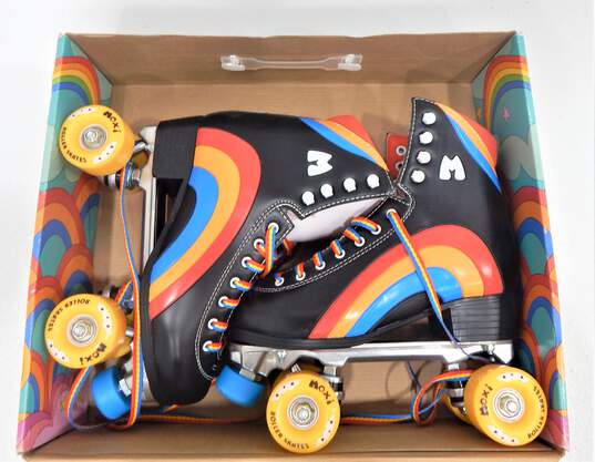 Moxi Rainbow Rider Roller Skates Asphalt Black Size 8 image number 2