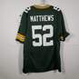 Mens Green Bay Packers Clay Matthews V-Neck NFL Pullover Jersey Size Medium image number 2