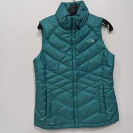 The North Face Women's Blue 550 Goose Down Puffer Vest Size M
