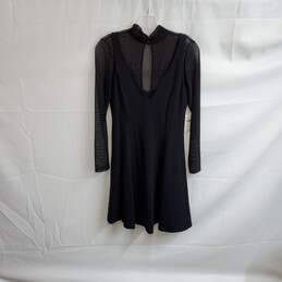 Maeve Black Sheer Sleeve Fit & Flare Dress WM Size S NWT alternative image