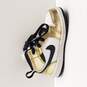 Nike Baby's Jordan 1 Mid SE TD Metallic Gold Sneaker Size 6C image number 1