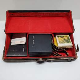 Vintage Polaroid Automatic 100 Land Camera With Case