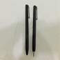 Tiffany & Co Satin Black with Sterling T-clip Ball Point Pen & Pencil Set image number 2