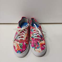Women's Vans Floral Shoes Size 7