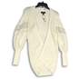 NWT Express Womens White Long Sleeve Open Front Cardigan Sweater Size XS image number 1