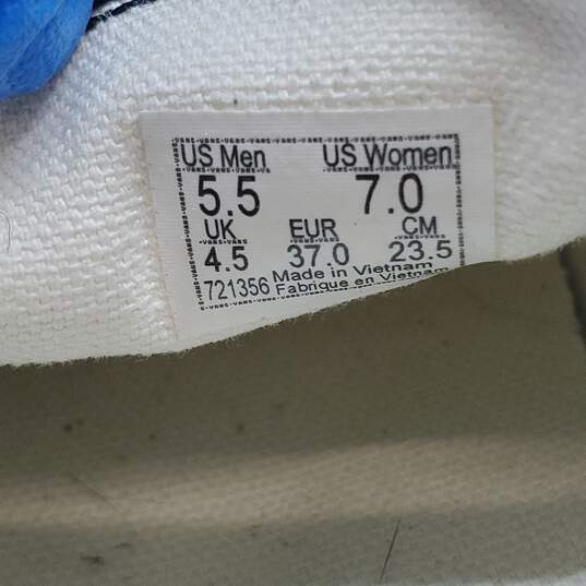 Vans Womens Classic Slip-On Black Skateboarding Shoes Size 5.5 image number 5