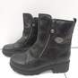 Harley Davidson Women's Side-Zip Black Riding Boots Size 8 image number 2