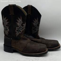 Double H Mens Brown Boots Size 8 alternative image