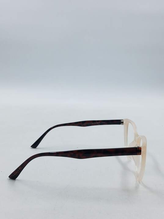 Tahari Clear Pink Cat Eye Eyeglasses image number 5