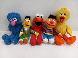 Lot Of 5 Assorted Sesame Street Plushies