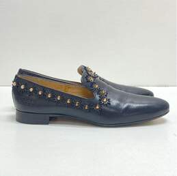Melvin & Hamilton Leather Studded Claire Loafers Black 6.5