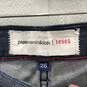NWT Womens Blue Denim Medium Wash Pockets Regular Fit Cropped Jeans Size 26 image number 4