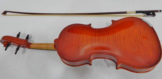 Klaus Mueller Brand Prelude 10ST Model 3/4 Size Student Violin w/ Case and Bow image number 5