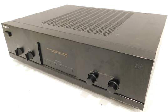 VNTG Sony Brand TA-N220 Model Stereo Power Amplifier w/ Attached Power Cable image number 3
