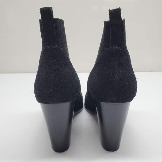 Marc Fisher Black Suede Pointed Toe Alva Boots Women's Size 9.5M image number 3