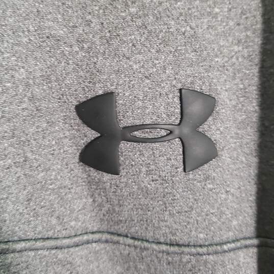 Mens Long Sleeve 1/4 Zip Mock Neck Pullover Sweatshirt Size X-Large image number 3