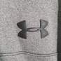 Mens Long Sleeve 1/4 Zip Mock Neck Pullover Sweatshirt Size X-Large image number 3